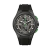 Thumbnail Image 1 of Men's Bulova Maquina Black IP Chronograph Black Silicone Strap Watch with Black Dial (Model: 98B381)