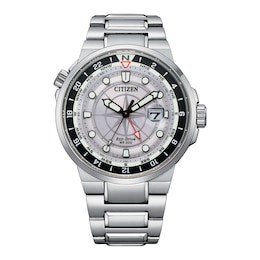 Men's Citizen Eco-Drive® Endeavor Watch with Silver-Tone Dial (Model: BJ7140-53A)