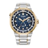 Thumbnail Image 1 of Men's Citizen Eco-Drive® Endeavor Two-Tone Watch with Blue Dial (Model: BJ7144-52L)