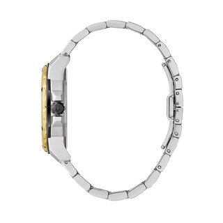 Men's Bulova Marine Star Diamond Accent Tri-Tone Watch with Black Dial (Model: 98D175)