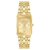 Thumbnail Image 0 of Ladies' Bulova Futuro Diamond Accent Gold-Tone Watch with Rectangular Gold-Tone Dial (Model: 97P140)