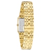 Thumbnail Image 2 of Ladies' Bulova Futuro Diamond Accent Gold-Tone Watch with Rectangular Gold-Tone Dial (Model: 97P140)