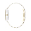 Thumbnail Image 2 of Ladies' Bulova Millenia Diamond Accent Gold-Tone and White Ceramic Watch with Mother-of-Pearl Dial (Model: 98R292)