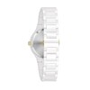Thumbnail Image 2 of Ladies' Bulova Millenia Diamond Accent Gold-Tone and White Ceramic Watch with Mother-of-Pearl Dial (Model: 98R292)