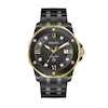 Thumbnail Image 1 of Men's Bulova Marine Star Diamond Accent Two-Tone IP Watch with Black Dial (Model: 98D176)