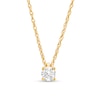 Thumbnail Image 0 of 0.15 CT. Diamond Solitaire Pendant in 10K Gold (J/I3)