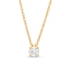Thumbnail Image 1 of 0.15 CT. Diamond Solitaire Pendant in 10K Gold (J/I3)