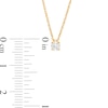 Thumbnail Image 3 of 0.15 CT. Diamond Solitaire Pendant in 10K Gold (J/I3)