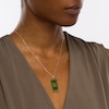 Thumbnail Image 2 of Jade Chinese "Luck" Pendant in 14K Gold
