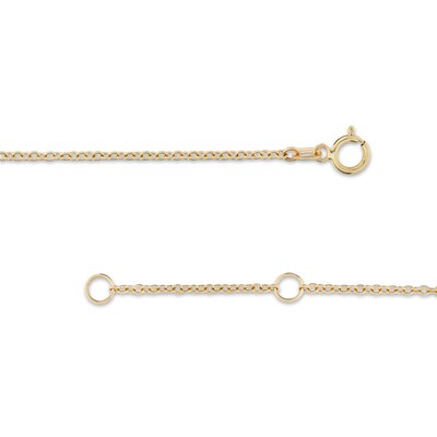 Lab-Created Opal Half Circle Necklace Set in 10K Gold