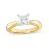 Thumbnail Image 0 of Celebration Canadian Lux® 1.00 CT. Certified Princess-Cut Diamond Solitaire Engagement Ring in 14K Gold (I/SI2)