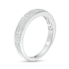 Thumbnail Image 2 of 0.25 CT. T.W. Diamond Double Row Band in 10K White Gold