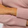 Thumbnail Image 1 of 2.48mm Cashmere Rope Chain Bracelet in Hollow 10K Two-Tone Gold - 7.25"