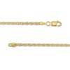 2.48mm Cashmere Rope Chain Bracelet in Hollow 10K Two-Tone Gold - 7.25"