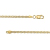 Thumbnail Image 2 of 2.48mm Cashmere Rope Chain Bracelet in Hollow 10K Two-Tone Gold - 7.25"