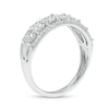 Thumbnail Image 2 of 0.50 CT. T.W. Diamond Triple-Row Anniversary Band in 10K White Gold