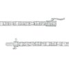 Thumbnail Image 3 of 2.75 CT. T.W. Baguette Diamond Tennis Bracelet in 10K White Gold - 7.25"