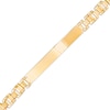 Thumbnail Image 0 of Men's Link Chain ID Bracelet in 10K Gold – 8.5"
