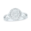 0.50 CT. T.W. Diamond Double Frame Split Shank Engagement Ring in 10K White Gold