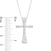 Thumbnail Image 2 of 0.50 CT. T.W. Journey Diamond Windmill Pendant in 10K White Gold