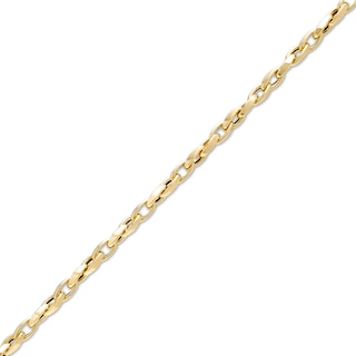 Twisted Chain Link Bracelet in 18K Gold - 7.25"