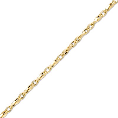Twisted Chain Link Bracelet in 18K Gold - 7.25"
