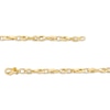 Thumbnail Image 3 of Twisted Chain Link Bracelet in 18K Gold - 7.25"