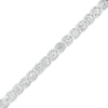 Thumbnail Image 1 of Men's 5.00 CT. T.W. Certified Lab-Grown Diamond Tennis Bracelet in 14K White Gold (F/SI2) - 8.5"