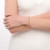 6.0mm Paper Clip-Style Chain Link Bracelet in 18K Gold - 7.25"