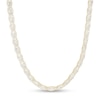 Briolette Cubic Zirconia Mesh Chain Necklace in 14K Gold