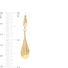 Thumbnail Image 3 of High-Polish Teardrop Earrings in 18K Gold