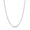 Thumbnail Image 1 of Men's 5.00 CT. T.W. Certified Lab-Grown Diamond Tennis Necklace in 14K White Gold (F/SI2) - 22"