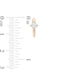 0.50 CT. T.W. Certified Lab-Created Diamond Solitaire Hoop Earrings in 14K Gold (F/SI2)