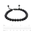 Thumbnail Image 3 of Men's 8.0mm Obsidian Bead Bolo Bracelet in Stainless Steel with Black Ion-Plate – 10.5"