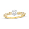 Thumbnail Image 0 of 0.33 CT. T.W. Diamond Art Deco Vintage-Style Engagement Ring in 10K Gold