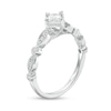Thumbnail Image 2 of 0.33 CT. T.W. Princess-Cut Diamond Tilted Art Deco Vintage-Style Engagement Ring in 10K White Gold