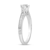 Thumbnail Image 1 of Enchanted Disney Ariel 0.69 CT. T.W. Diamond Seashell Profile Engagement Ring in 14K White Gold