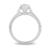 Thumbnail Image 2 of Enchanted Disney Ariel 0.69 CT. T.W. Diamond Seashell Profile Engagement Ring in 14K White Gold