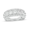 Thumbnail Image 0 of 1.00 CT. T.W. Diamond Raised Seven Stone Anniversary Band in 10K White Gold