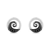 Thumbnail Image 1 of Disney Treasures The Nightmare Before Christmas 0.145 CT. T.W. Diamond Hill Stud Earrings in Sterling Silver