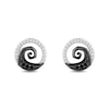 Thumbnail Image 0 of Disney Treasures The Nightmare Before Christmas 0.145 CT. T.W. Diamond Hill Stud Earrings in Sterling Silver