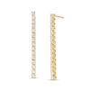 Thumbnail Image 0 of 0.75 CT. T.W. Certified Lab-Created Diamond Stick Drop Earrings in 14K Gold (F/SI2)