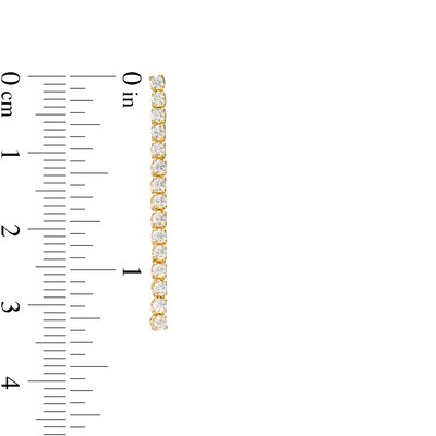 0.75 CT. T.W. Certified Lab-Created Diamond Stick Drop Earrings in 14K Gold (F/SI2