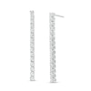 Thumbnail Image 0 of 0.75 CT. T.W. Certified Lab-Created Diamond Stick Drop Earrings in 14K White Gold (F/SI2)