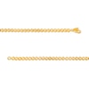 Thumbnail Image 2 of Italian Gold Graduated Beaded Chain Necklace in 18K Gold – 16.5"
