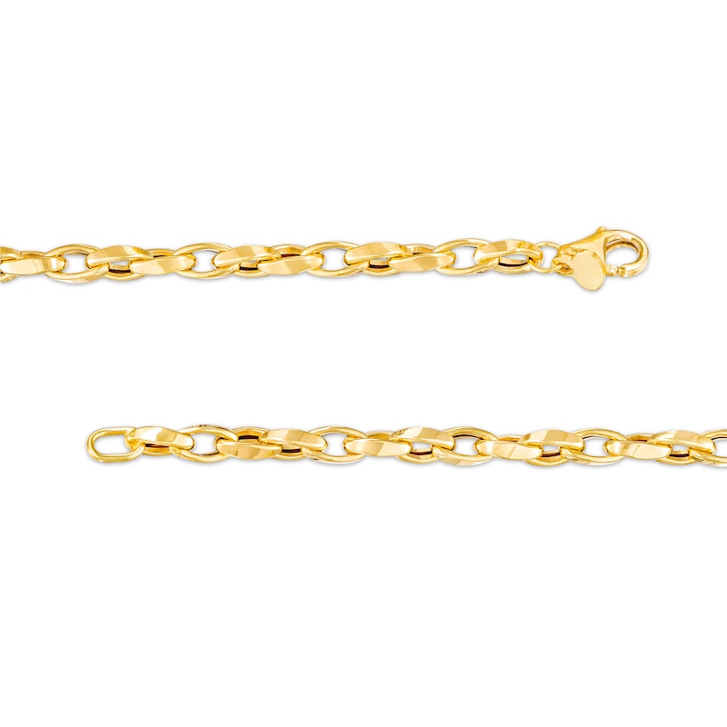 Italian Gold Link Chain Necklace in 18K Gold – 16"