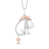 Thumbnail Image 0 of Disney Treasures Winnie the Pooh 0.065 CT. T.W. Diamond Eeyore Pendant in Sterling Silver and 10K Rose Gold