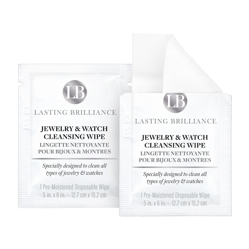 Main Image 1 of Lasting Brilliance Jewellery and Watch Cleansing Wipes – 10 Pack