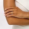 Thumbnail Image 2 of Vera Wang Love Collection 0.23 CT. T.W. Diamond Anniversary Band in 14K Gold (I/SI2)
