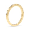Thumbnail Image 3 of Vera Wang Love Collection 0.23 CT. T.W. Diamond Anniversary Band in 14K Gold (I/SI2)